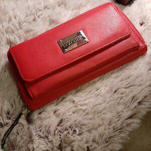 Red Kenneth Cole reaction wallet NWOT